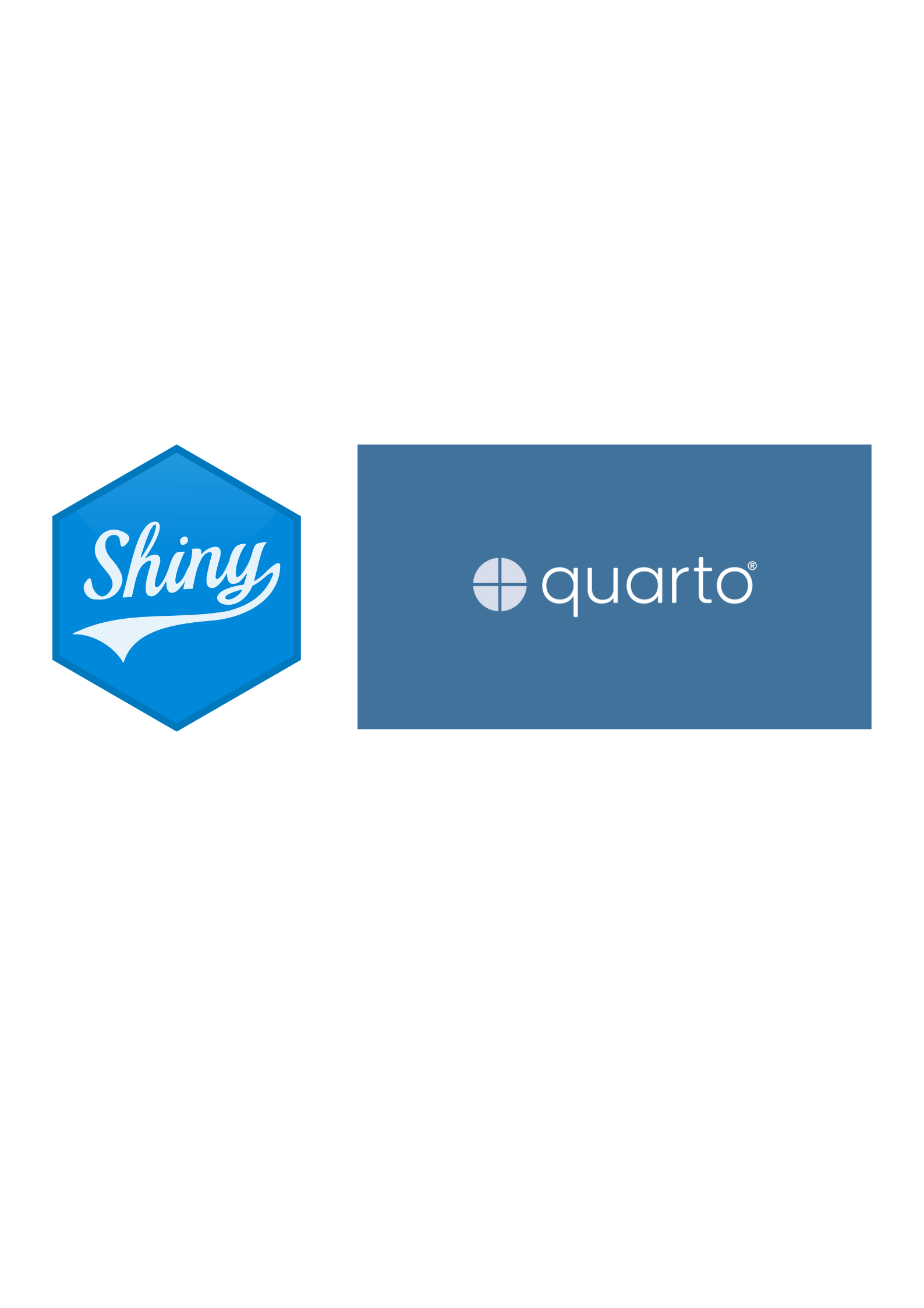 Shiny and Quaro Logos